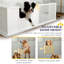 Boîte de mise bas pour chien Pawhut