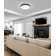 Arne 20.75 inch 1 Light Flush Mount in Matte Black
