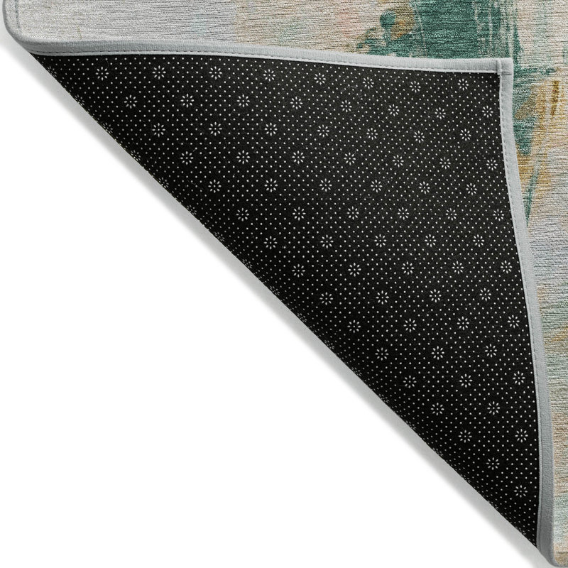 Tapis de pêche Xhevrie intérieur / extérieur lavable à la machine, Rectangle 10 pi x 14 pi