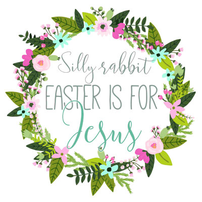 " Easter Jesus Easter Wreath "