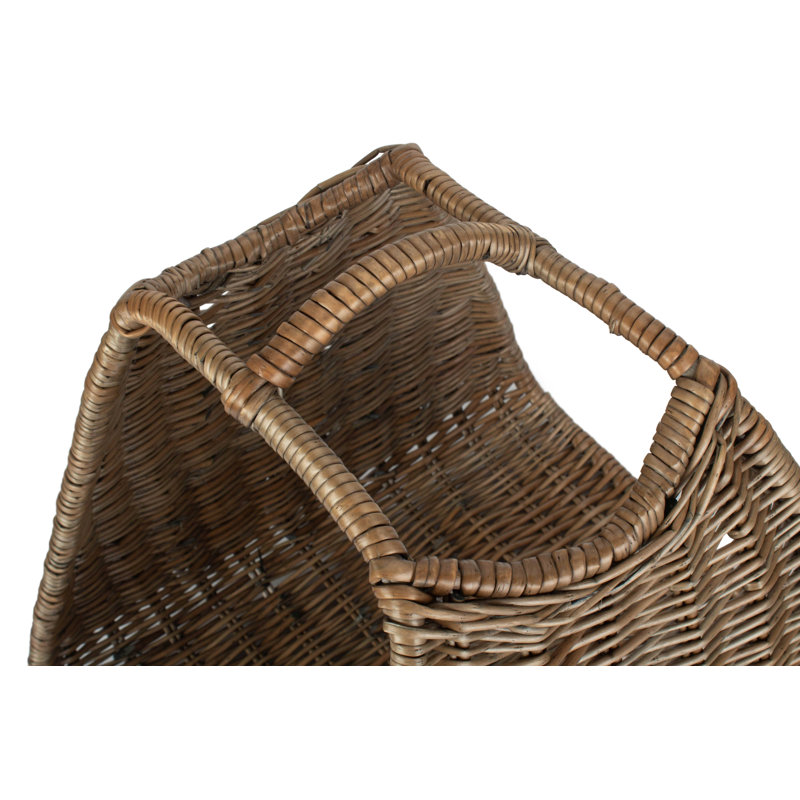 Wicker Log Basket Cradle