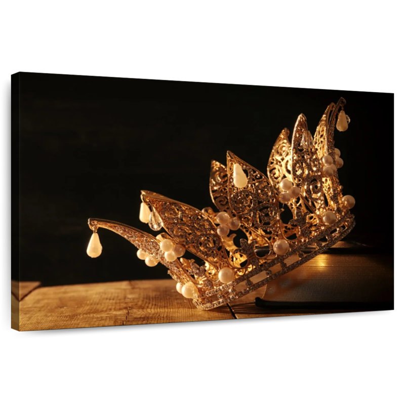 Kerner Pearl Studded Crown, 16" H x 24" W