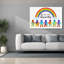 Toile épique Graffiti «Kids Rock B» par Jean Plout, 60 po x 40 po