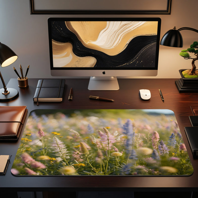 Polyester Desk Pad, 23.6x13.8