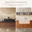 Meuble-lavabo simple 48 po avec comptoir en pierre noire, meuble-lavabo flottant en bois massif multi-couches avec un tiroir et une armoire-811539850-1061511588