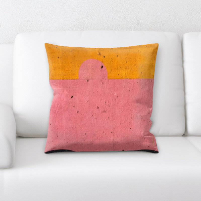 Microsuede Throw Pillow