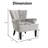 Byata Upholstered Swivel Armchair-1394196701