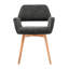 Chaise avec accoudoirs rembourrée Philodendron-910922136