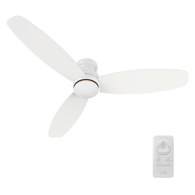 60'' Ceiling Fan with LED Lights, White