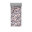 Rose pâle / motif floral bleu ardoise