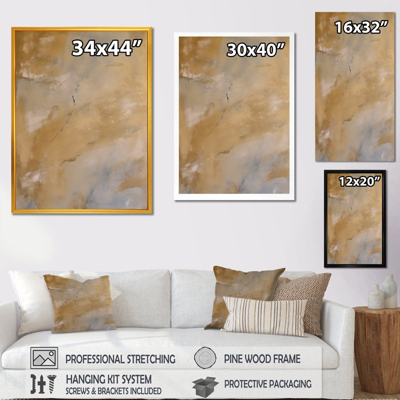 Jadiel of Abstract Shapes V sur impression sur toile, H 20 po x l 12 po x P 1 po, Encadrement doré
