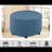 Round Ottoman Slipcover Polyester Blend Footstool Protector Covers Stretch With Elastic Bottom Feature Textured Machine Washable Jacquard Fabric-1367539726