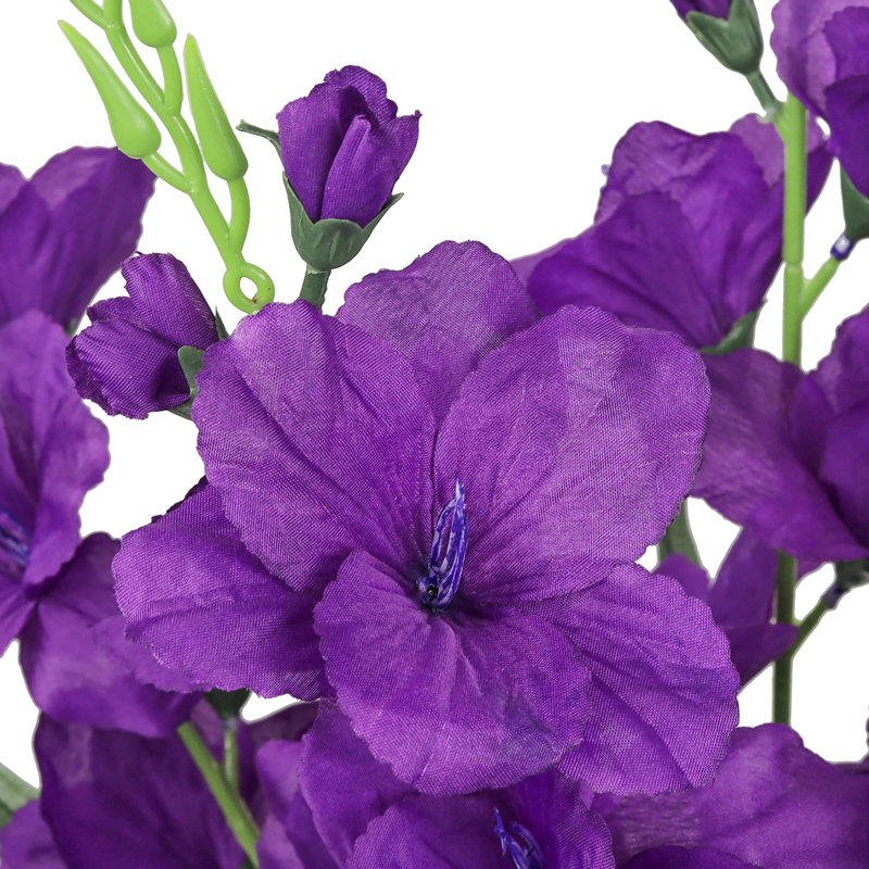 Buisson de glaïeuls artificiels, Mauve