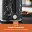 GEEPAS 2 Slice Toaster | 7 Browning Levels Cancel Defrost Reheat | For Thin Small Bread Slice, Removable Crumb Tray Cool Touch Housing High Lift | Space-Saving Design | 2 Yr Warranty 900W Skye-93692052