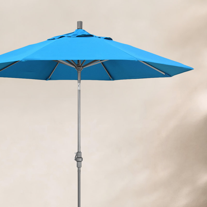 Parasol Sunbrella® 108 po Romany, Toile toile Sunbrella® cyan