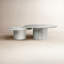 Stuart Marble Coffee Tables-White Calacatta Marble-1339497067