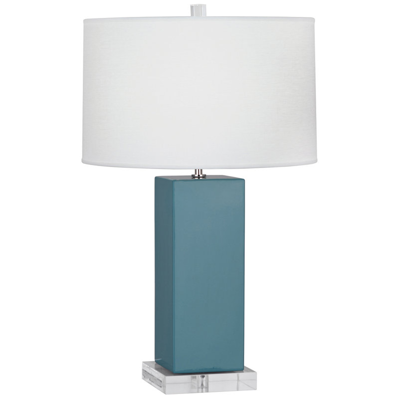 Harvey Table Lamp, Steel Blue