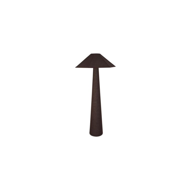 Lampe sur pied Duplantis brun foncé, Brun, Brun
