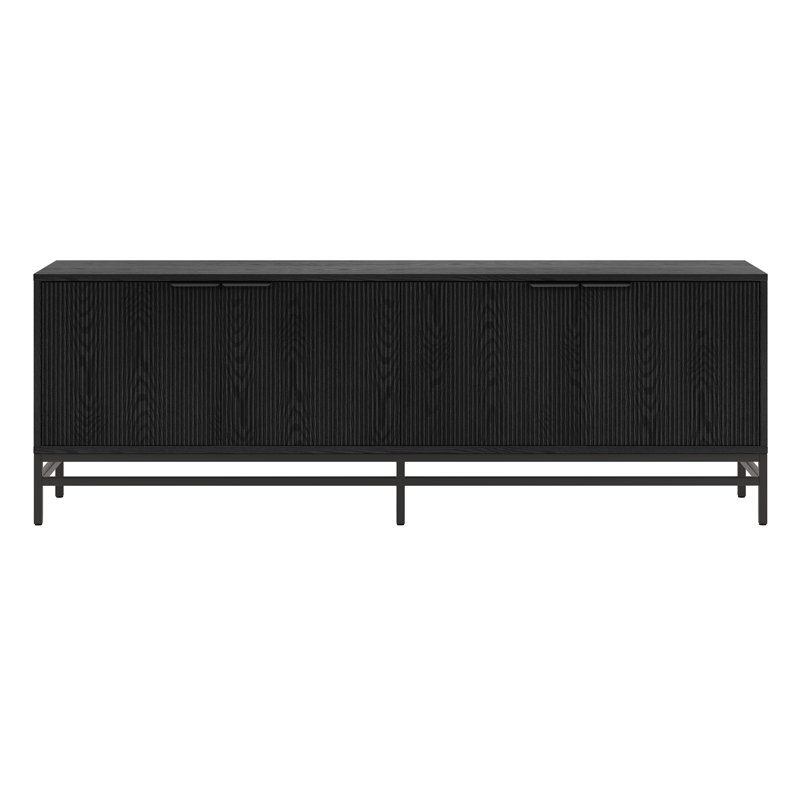 Abrion TV Stand for TVs up to 78", Black
