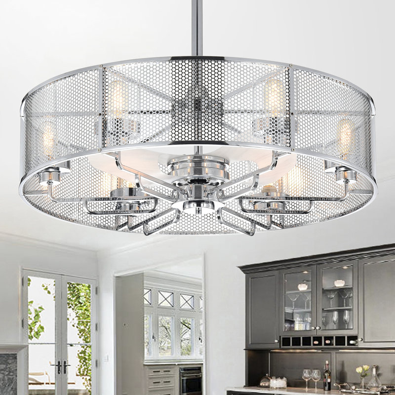 Givry 28.5'' Ceiling Fan with Light Kit