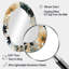 Delicate Magnolia Dreams - Miroir mural ovale blanc-1707619590