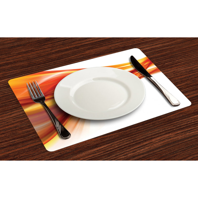 Amelia-Paige Blurred Smock Art Rays Placemat