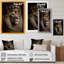 Portrait d'un roi lion II - reproduction sur toile-2030419749-2030419748