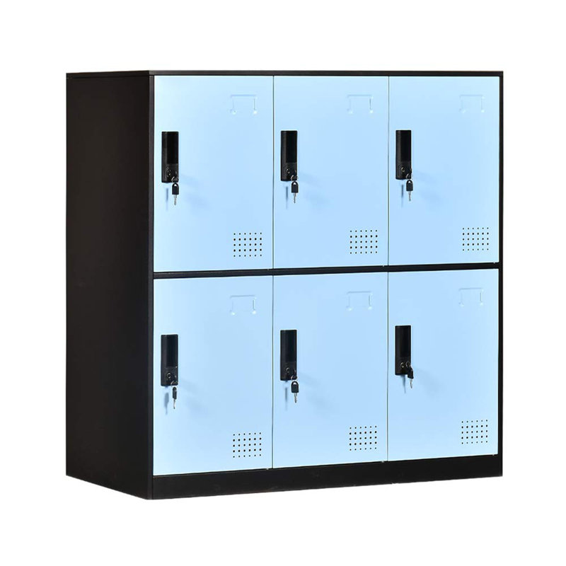 Lauralea 35.5'' Wide Storage Cabinet, Blue/Black