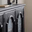 Buffet en bois massif noir