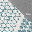 Tapis géométrique bleu / gris-243954611