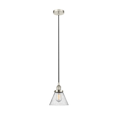Luminaire suspendu conique à 1 lumière Buckholts