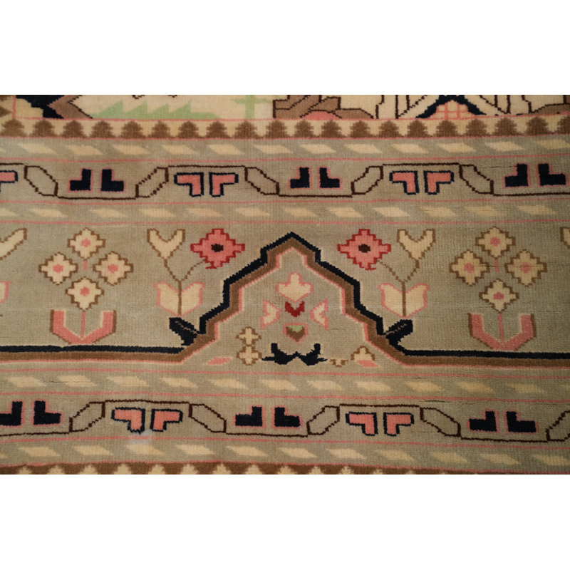 Tapis fait à la main Art Deco 10 x 14