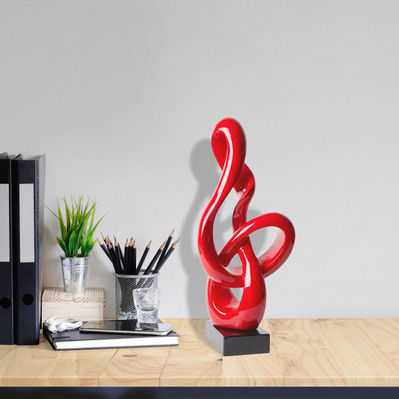 Note de musique - Décoration de bureau en résine - Sculpture décorative élégante pour le bureau et la maison (pièce unique)