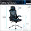 Chaise de bureau ergonomique essentielle avec appui-tête et soutien lombaire réglables pour un confort optimal