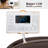 Faux Leather Heated Massage Chair-106895277