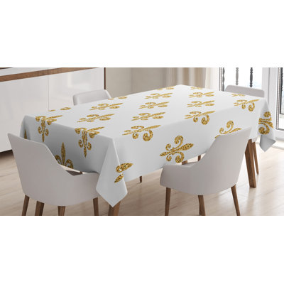 Fleur de Lis Geometric Tablecloth