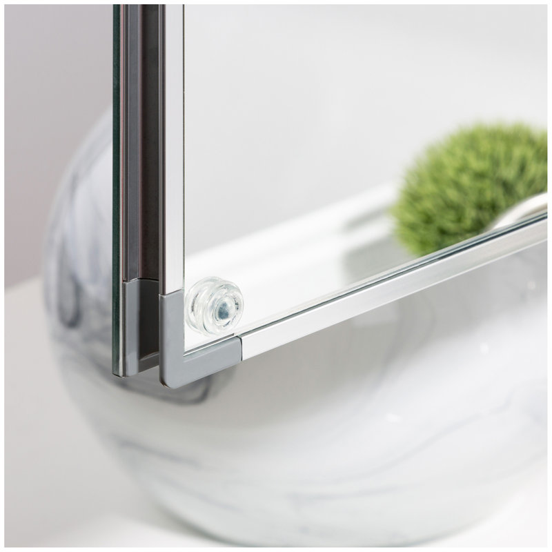 Pharmacie 15 po x 26 po avec miroir Aluminium