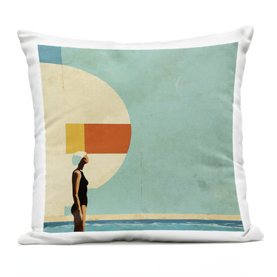 Coussin d'extérieur Midcentury