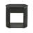 Sunel Black Finish 1-Drawer Side Table