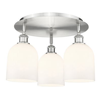 Odaniel Glass Semi Flush Mount