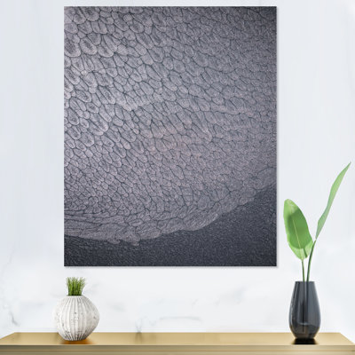 Reproduction d'art sur toile moderne de luxe monochrome gris fluo