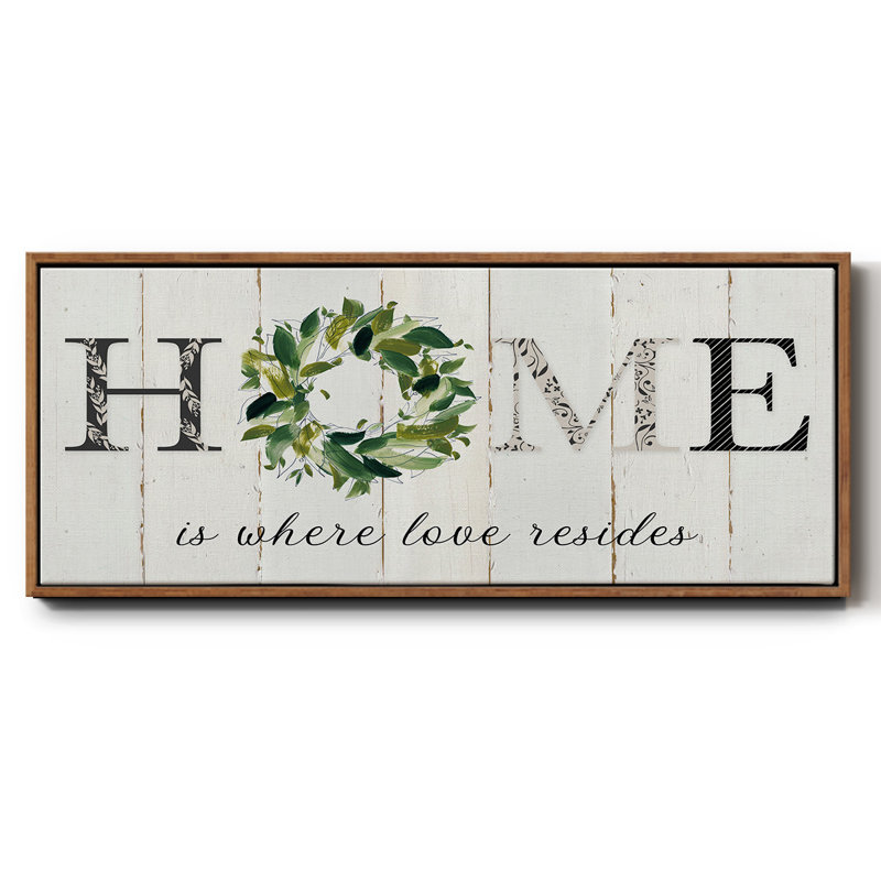 Love Resides- Framed Canvas