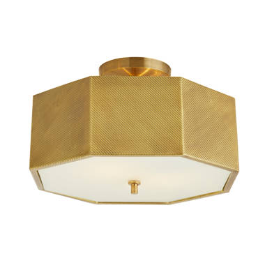 Visual Comfort Studio Palma 6-Light Chandelier in Burnished Brass by Thomas  O'Brien
