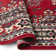 Tapis rouge bordeaux à motif oriental Modena