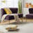 Euclid 47" Velvet 2-Seat Armless Loveseat-905681835