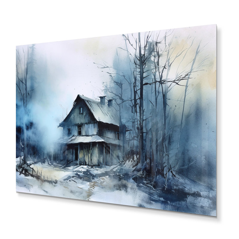 Winter Snow Marvels I - impression sans cadre sur métal, H 12 po x l 20 po x P 1 po