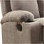 Fauteuil inclinable gris avec porte-gobelet-1466128318