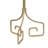 Kenmore 61.5'' Gold Leaf Traditional Floor Lamp