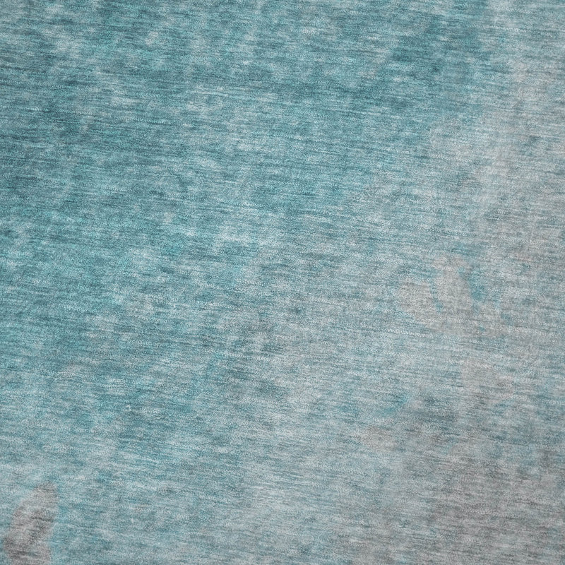 Jeté en sherpa Addison, Bleu sarcelle abstrait