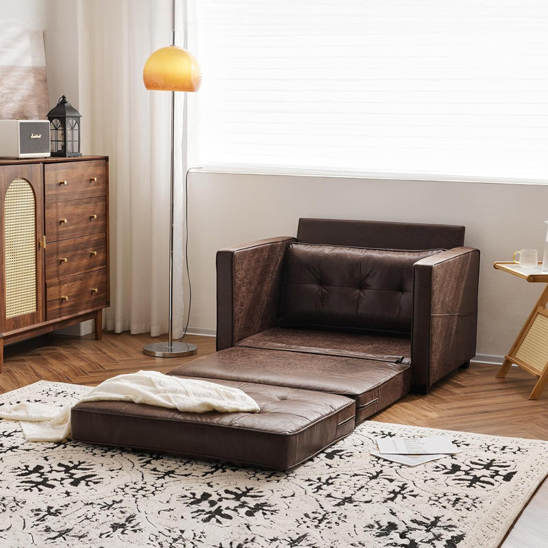Canapé-lit en chenille 43,31 po Ryelan